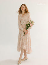 Rosewater Ruffle Dress