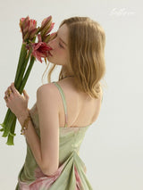 Garden Muse Draped Dress