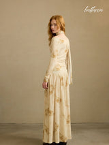 Ivory Dusk Bloom Dress