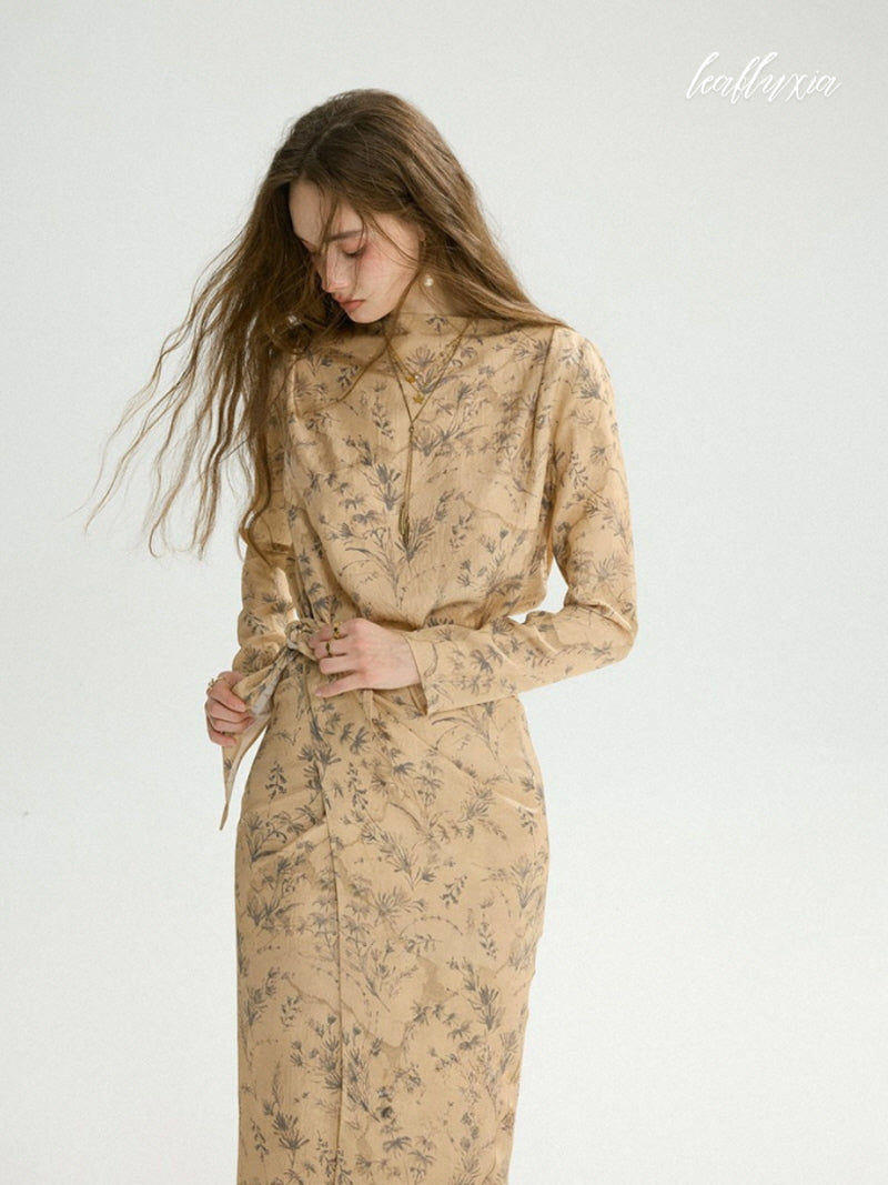 Autumn Herb Reverie Dress