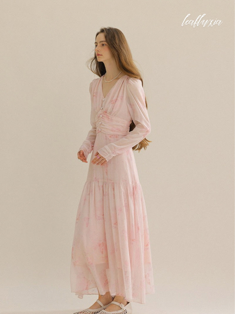 Petal Whisper Maxi Dress
