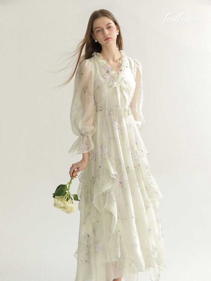 Lavender Haze Petal Dress