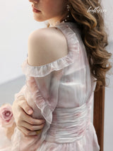 Rosy Haze Elegance Dress