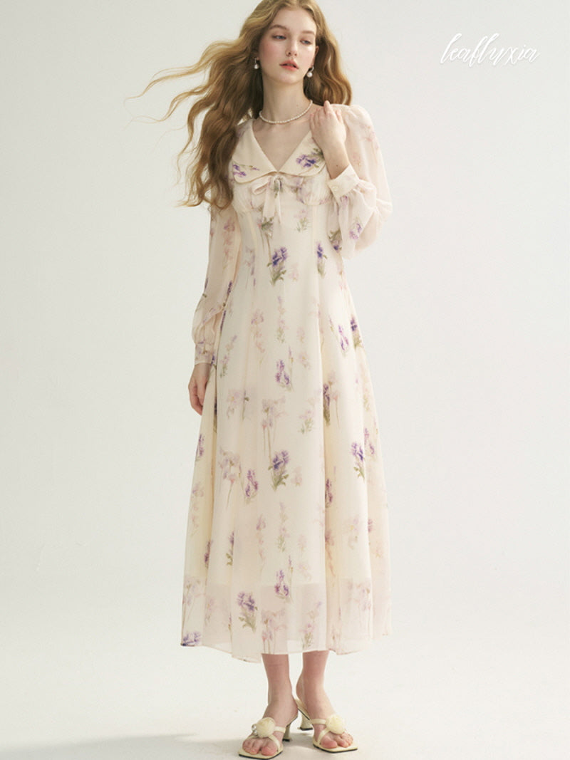 Violet Whisper Garden Dress