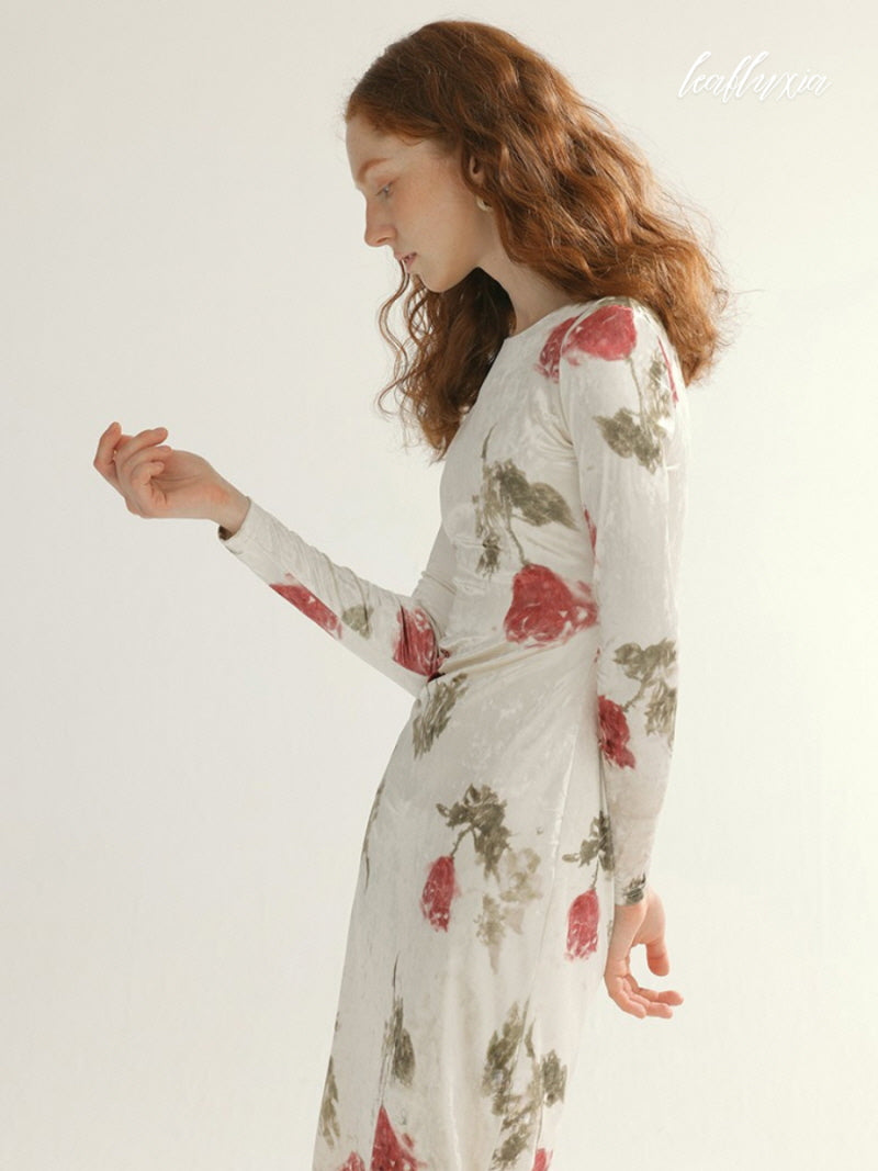 Rose & Beauty Midi Dress