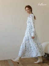 Serene Blue Meadow Dress