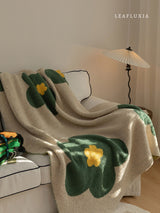 Meadow Bloom Knit Blanket