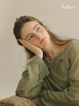 Leaf Whisper Knit Two-Piece Set