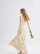Celestine Ruffle Gown