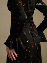 Midnight Rose Whisper Dress