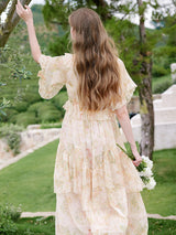 Peach Blossom Reverie Dress