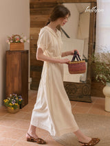 Vanilla Cream Lace Dress