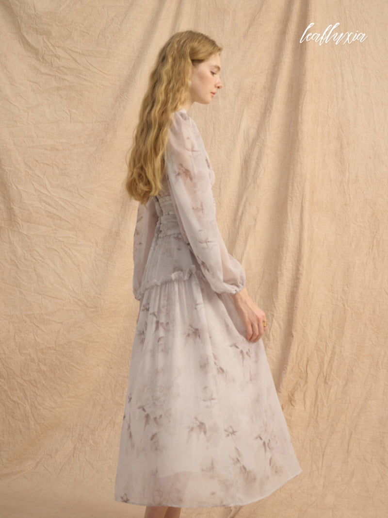 Soft Mauve Whisper Dress