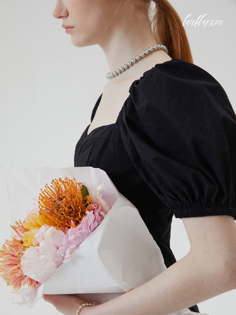 Black Swan Slit Dress