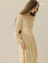 Sunlit Blossom Gown Dress