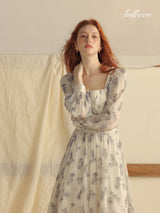 Lavender White Elegance Dress