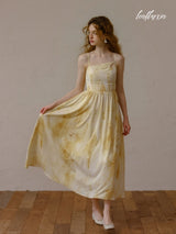 Golden Sunrise Elegance Dress