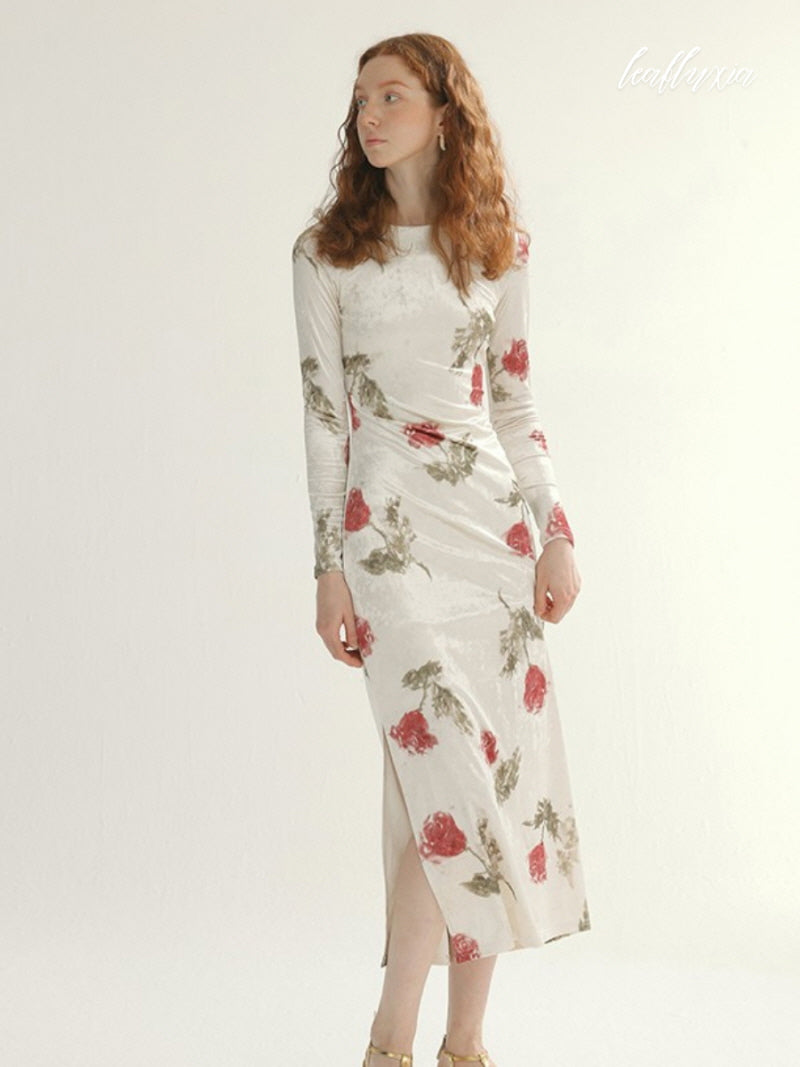 Rose & Beauty Midi Dress