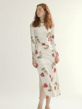 Rose & Beauty Midi Dress