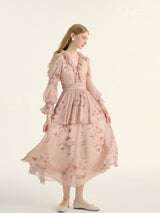 Rosy Whispers Dress