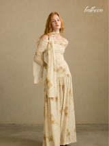 Ivory Dusk Bloom Dress