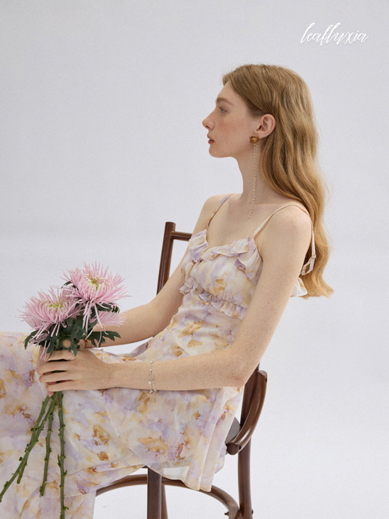 Aurora Bloom Ruffle Dress