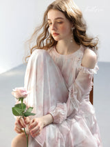 Rosy Haze Elegance Dress