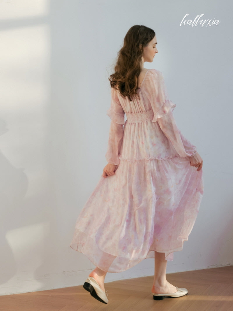 Blushing Petal Harmony Dress