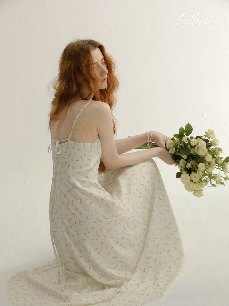 Soft Lavender Bloom Dress