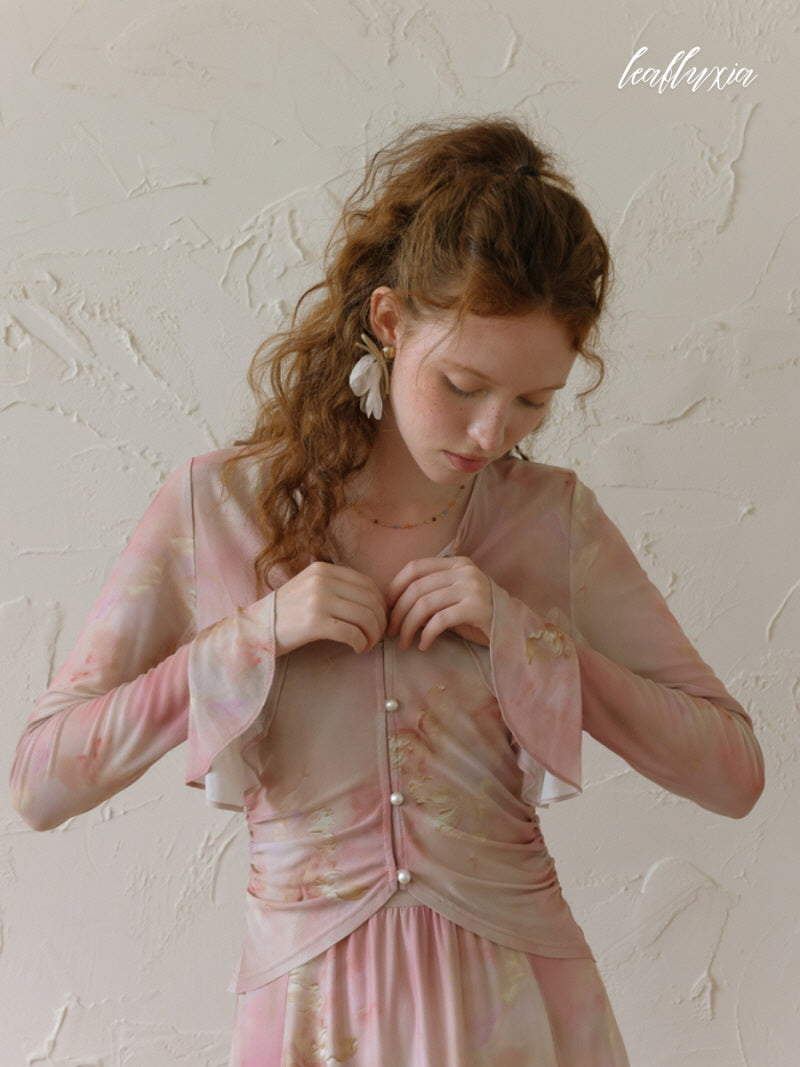 Pastel Elegance Floral Dress