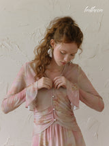 Pastel Elegance Floral Dress